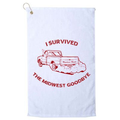I Survived The Midwest Goodbye Golf Towel