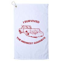 I Survived The Midwest Goodbye Golf Towel