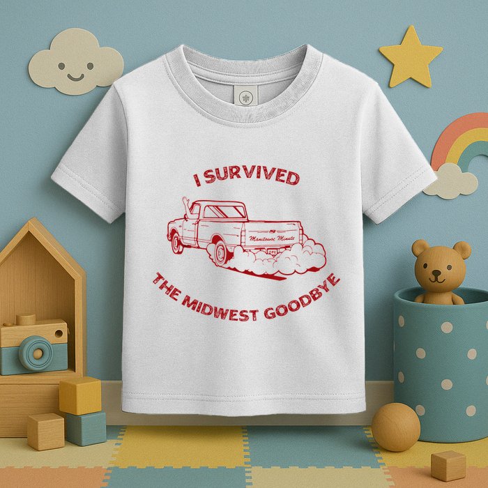I Survived The Midwest Goodbye Toddler T-Shirt