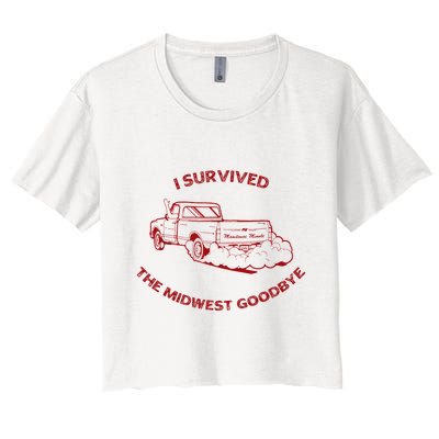 I Survived The Midwest Goodbye Crop Top