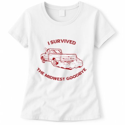 I Survived The Midwest Goodbye Womens T-Shirt