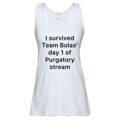 I Survived Team Bolas’ Day 1 Of Purgatory Stream Ladies Essential Flowy Tank