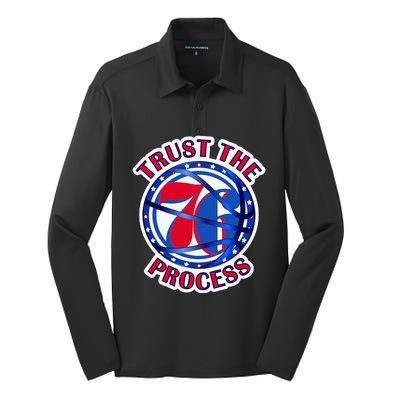 Illadel Styles Trust The Process 76 Silk Touch Performance Long Sleeve Polo