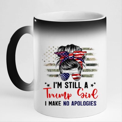 IM Still Trump I Make No Apologies Trump 2024 Election Gift 11oz Black Color Changing Mug