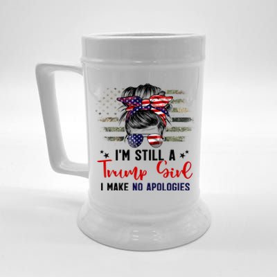 IM Still Trump I Make No Apologies Trump 2024 Election Gift Beer Stein