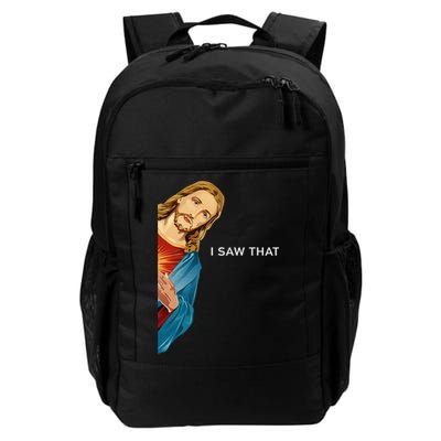 I Saw That Funny Jesus Christian Backpack