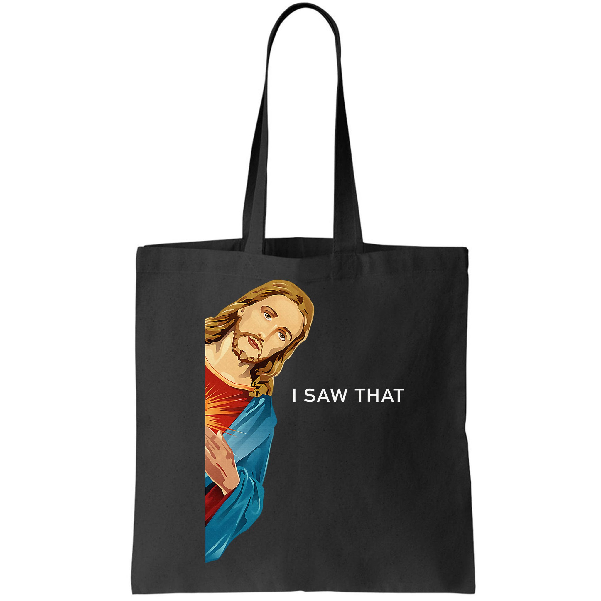 I Saw That Funny Jesus Christian Bag