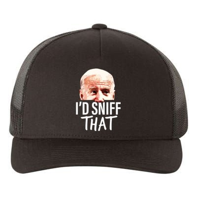 Id Sniff That Anti Joe Biden Funny Parody Yupoong Adult 5-Panel Trucker Hat