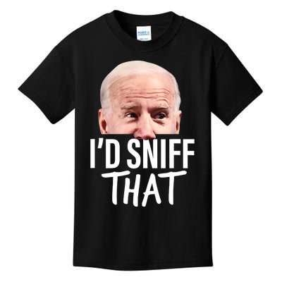 ID Sniff That. Anti Joe Biden Funny Parody Kids T-Shirt