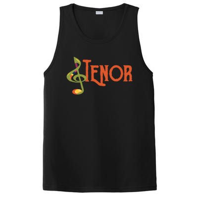 I Sing Tenor Barbershop Quartet Vocal Singer Cool Gift PosiCharge Competitor Tank