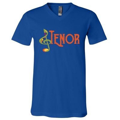 I Sing Tenor Barbershop Quartet Vocal Singer Cool Gift V-Neck T-Shirt