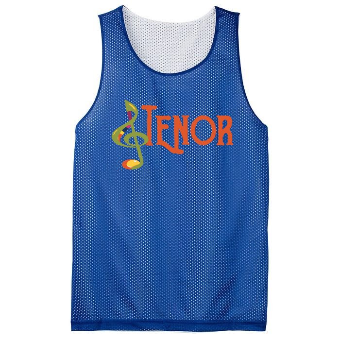 I Sing Tenor Barbershop Quartet Vocal Singer Cool Gift Mesh Reversible Basketball Jersey Tank