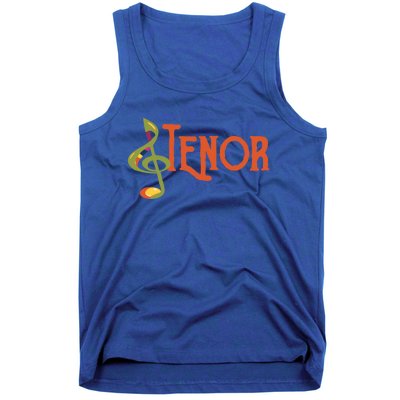 I Sing Tenor Barbershop Quartet Vocal Singer Cool Gift Tank Top