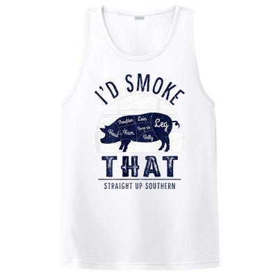 ID Smoke That Straight Up Southern Pork Cuts Grilling Bbq PosiCharge Competitor Tank