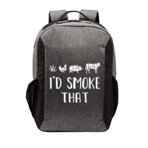 I'd Smoke That Funny BBQ Weed Cannabis Vector Backpack