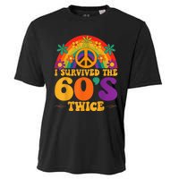 I Survived The 60s Twice Sixties 70th 70s Year Old Birthday Cooling Performance Crew T-Shirt