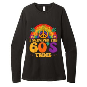 I Survived The 60s Twice Sixties 70th 70s Year Old Birthday Womens CVC Long Sleeve Shirt