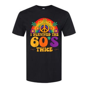 I Survived The 60s Twice Sixties 70th 70s Year Old Birthday Softstyle CVC T-Shirt