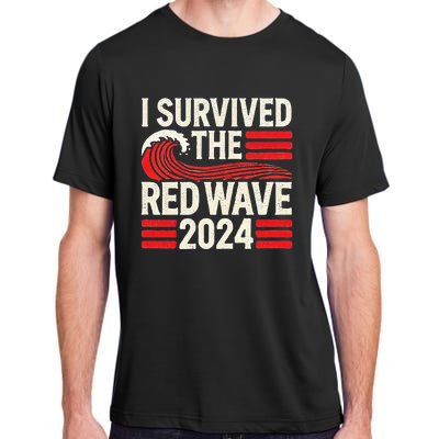 I Survived The Red Wave 2024 Adult ChromaSoft Performance T-Shirt