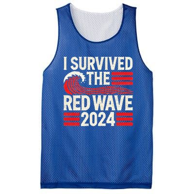 I Survived The Red Wave 2024 Mesh Reversible Basketball Jersey Tank