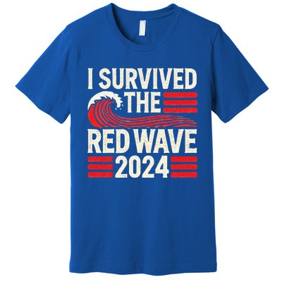 I Survived The Red Wave 2024 Premium T-Shirt