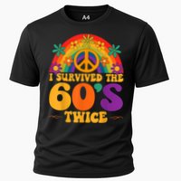 I Survived The 60s Twice Sixties 70th 70s Year Old Birthday Cooling Performance Crew T-Shirt