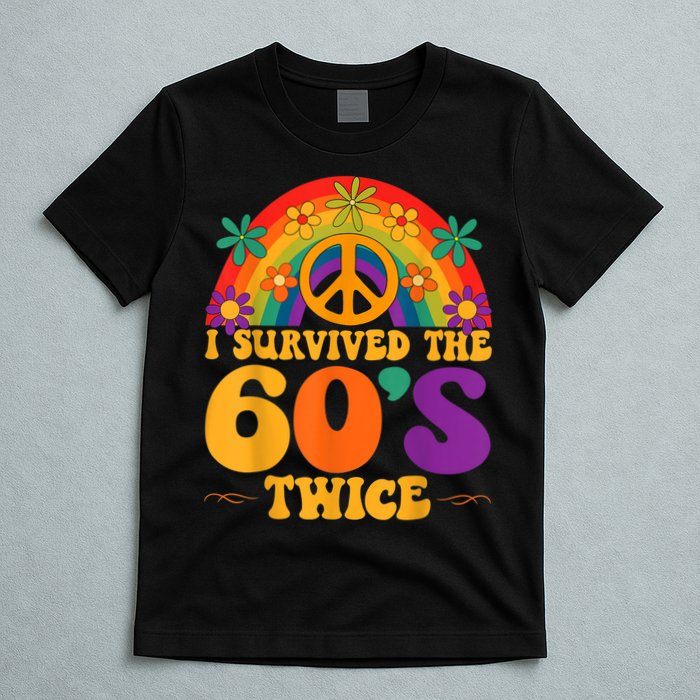 I Survived The 60s Twice Sixties 70th 70s Year Old Birthday T-Shirt