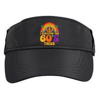 I Survived The 60s Twice Sixties 70th 70s Year Old Birthday Adult Drive Performance Visor