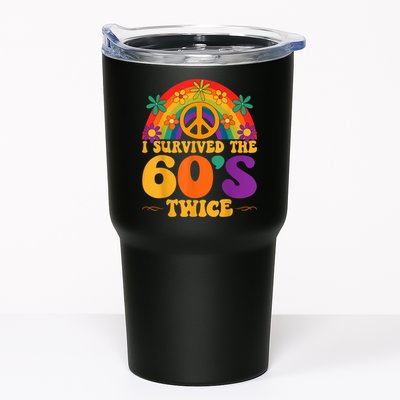 I Survived The 60s Twice Sixties 70th 70s Year Old Birthday Tumbler