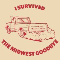 I Survived The Midwest Goodbye Drawstring Bag
