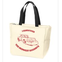 I Survived The Midwest Goodbye Zip Tote Bag