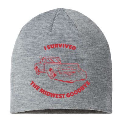 I Survived The Midwest Goodbye Sustainable Beanie