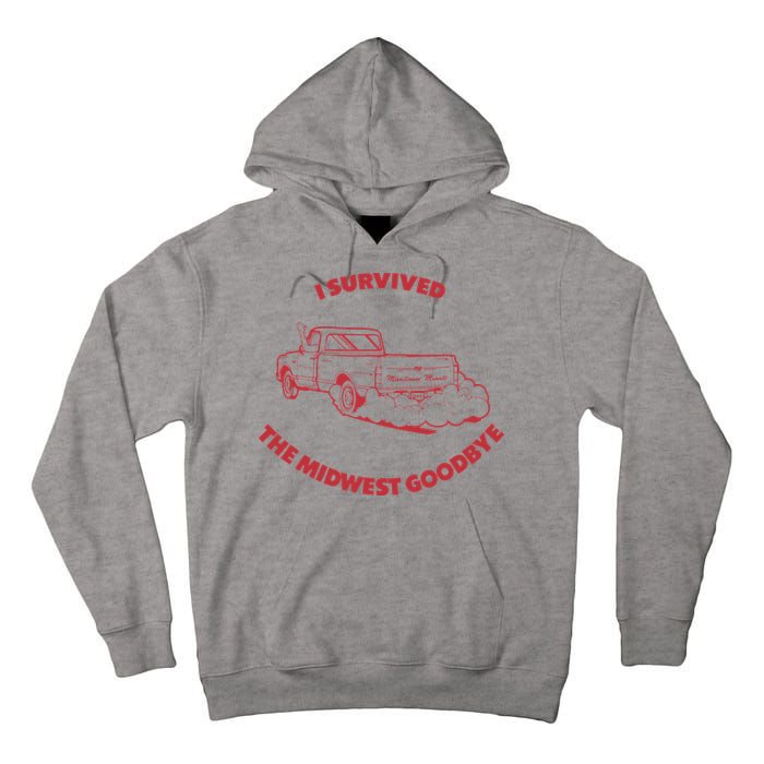 I Survived The Midwest Goodbye Tall Hoodie