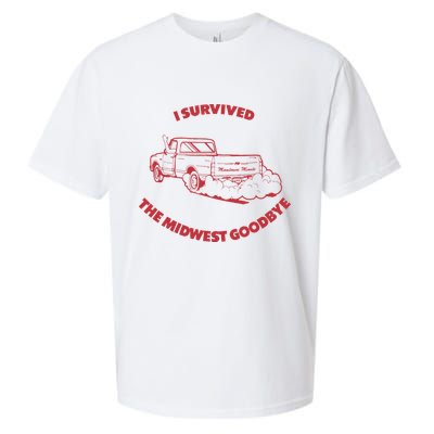 I Survived The Midwest Goodbye Sueded Cloud Jersey T-Shirt