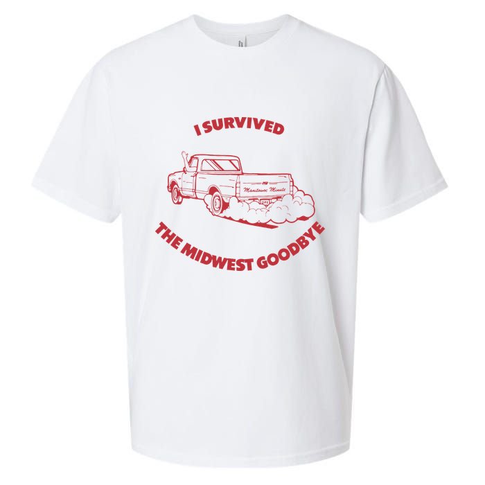 I Survived The Midwest Goodbye Sueded Cloud Jersey T-Shirt