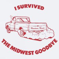 I Survived The Midwest Goodbye Sueded Cloud Jersey T-Shirt