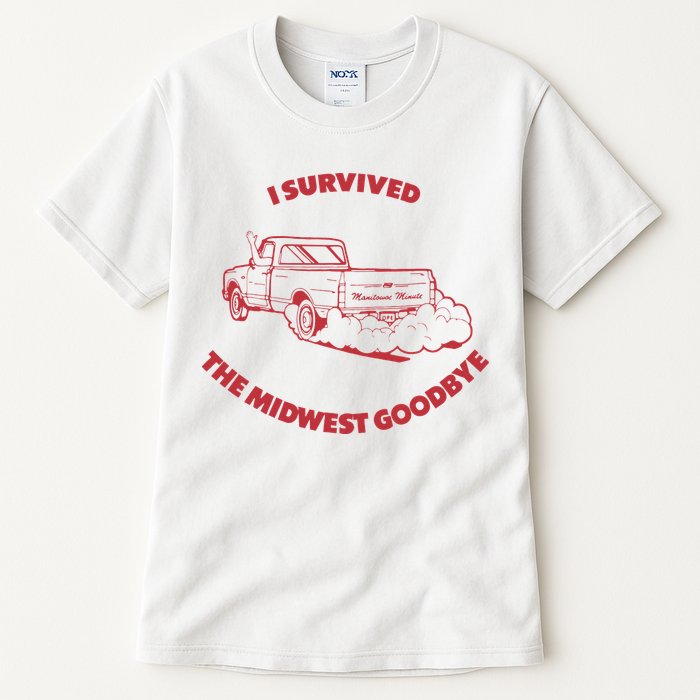 I Survived The Midwest Goodbye Tall T-Shirt