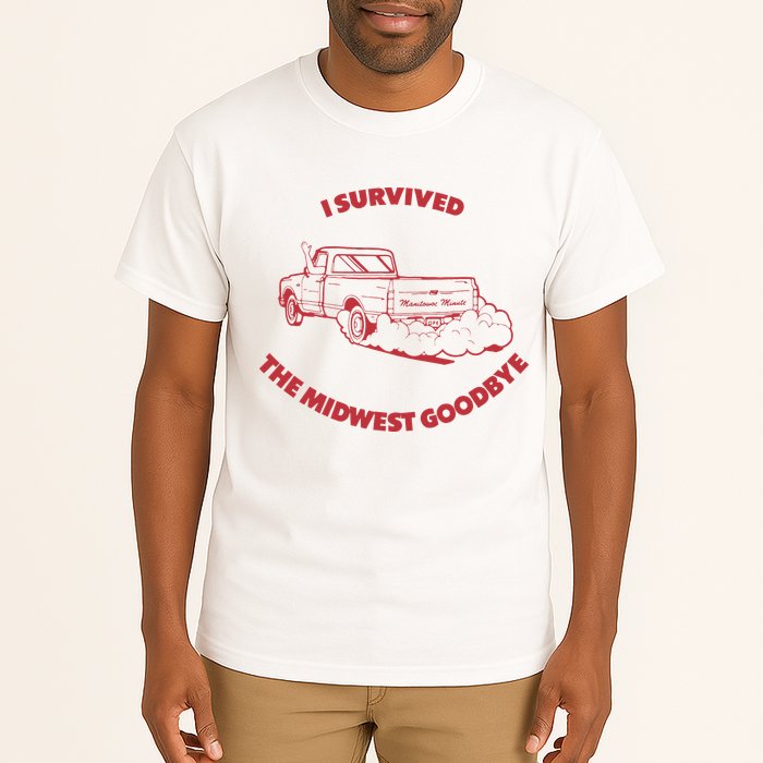 I Survived The Midwest Goodbye Tall T-Shirt