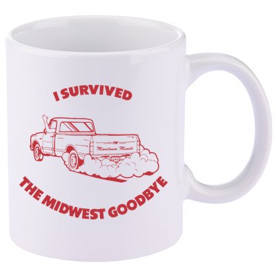 I Survived The Midwest Goodbye 11oz C Handle Ceramic Mug
