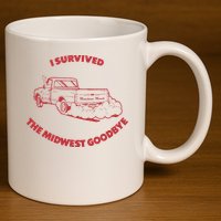I Survived The Midwest Goodbye 11oz C Handle Ceramic Mug