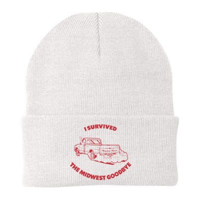 I Survived The Midwest Goodbye Beanie