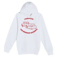 I Survived The Midwest Goodbye Premium Pullover Hoodie