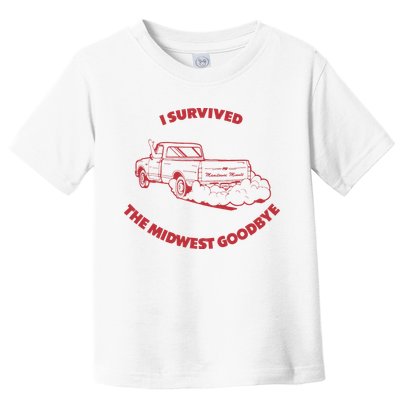 I Survived The Midwest Goodbye Toddler T-Shirt