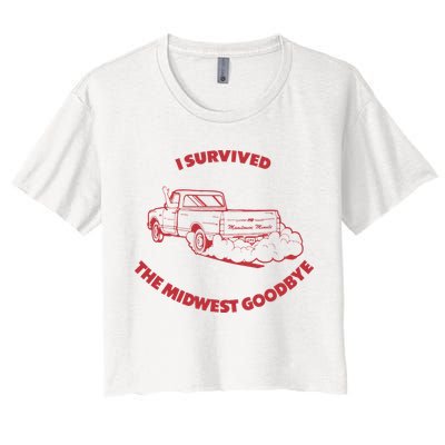 I Survived The Midwest Goodbye Crop Top