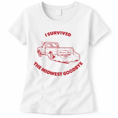 I Survived The Midwest Goodbye Womens T-Shirt