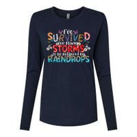 IVe Survived Too Many Storms To Be Bothered By Raindrops Womens Cotton Relaxed Long Sleeve T-Shirt