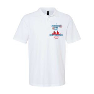 I Survived The Nyc Earthquake 2024 Softstyle Adult Sport Polo