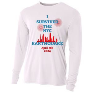 I Survived The Nyc Earthquake 2024 Cooling Performance Long Sleeve Crew