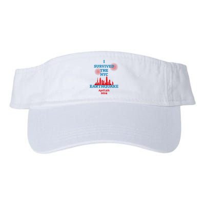 I Survived The Nyc Earthquake 2024 Valucap Bio-Washed Visor