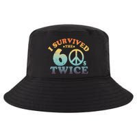I Survived The Sixties 60s Twice Cool Comfort Performance Bucket Hat